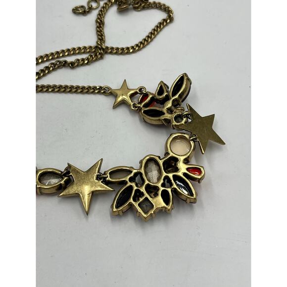 J. Crew Fruit Salad AB Crystals
Acrylic Gems w/ Stars Necklace 18"
Gold Plated - Picture 5 of 9